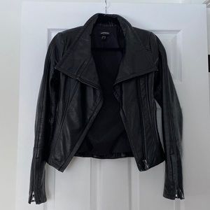 Danier Asymmetrical Leather Jacket